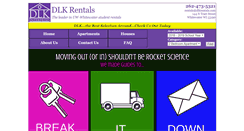 Desktop Screenshot of dlkrentals.com