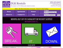 Tablet Screenshot of dlkrentals.com